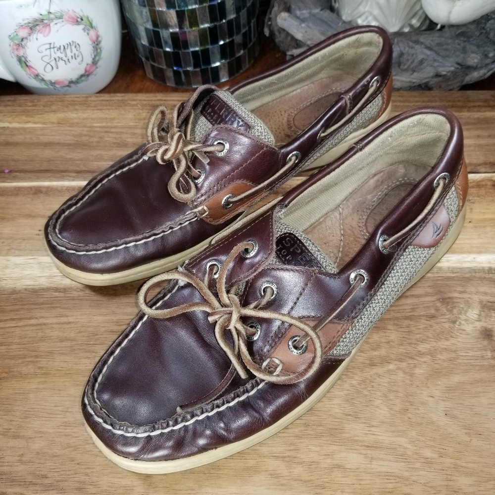 Sperry Top-Sider Brown Boat Loafers Sz 7.5